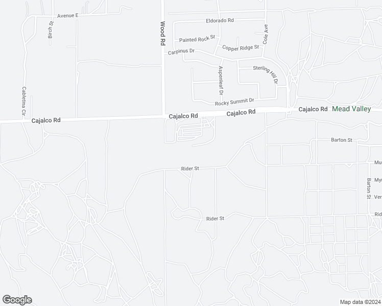 map of restaurants, bars, coffee shops, grocery stores, and more near 19203 Cajalco Road in Perris