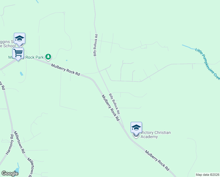 map of restaurants, bars, coffee shops, grocery stores, and more near 1307 Billy Bullock Road in Dallas