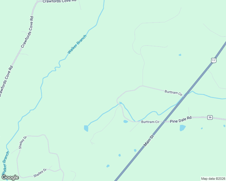 map of restaurants, bars, coffee shops, grocery stores, and more near 495 Burtram Circle in Springville