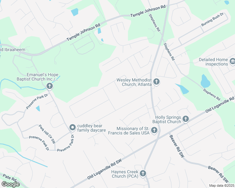 map of restaurants, bars, coffee shops, grocery stores, and more near 2422 Range Heights Terrace in Loganville