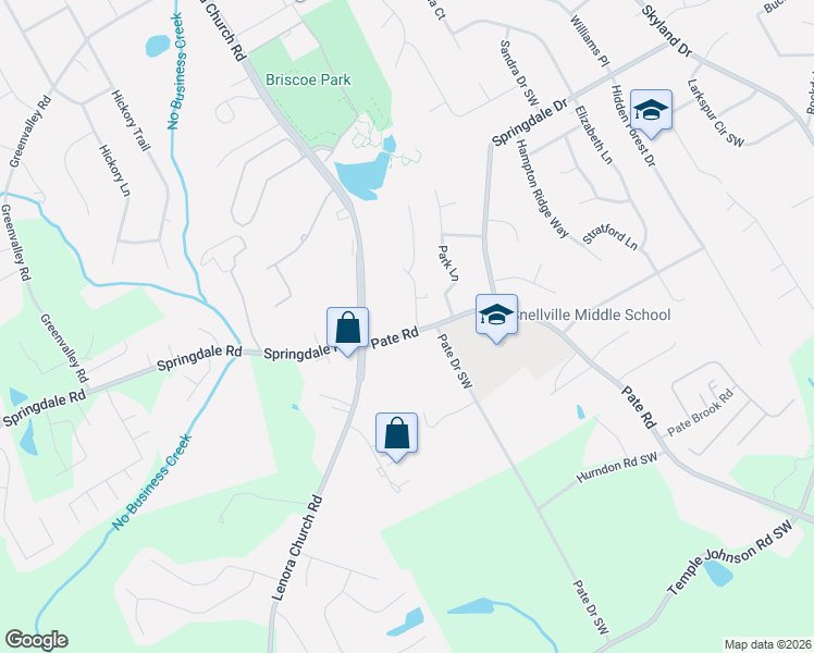 map of restaurants, bars, coffee shops, grocery stores, and more near 3183 Dove Court Southwest in Snellville