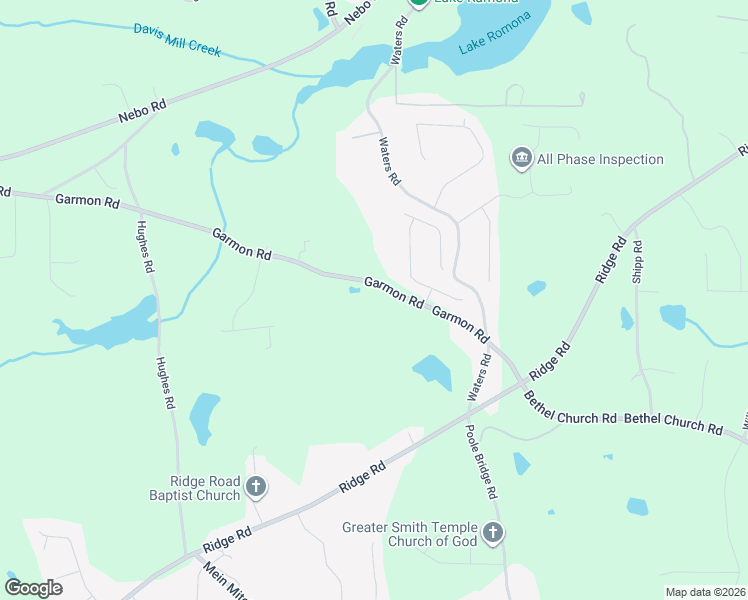 map of restaurants, bars, coffee shops, grocery stores, and more near 1156 Garmon Road in Hiram