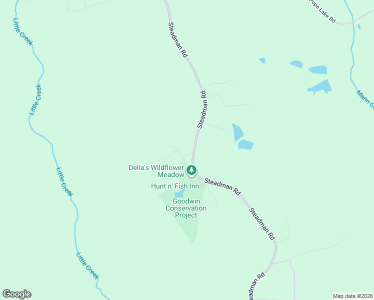 map of restaurants, bars, coffee shops, grocery stores, and more near 3230 Steadman Road in Tallapoosa