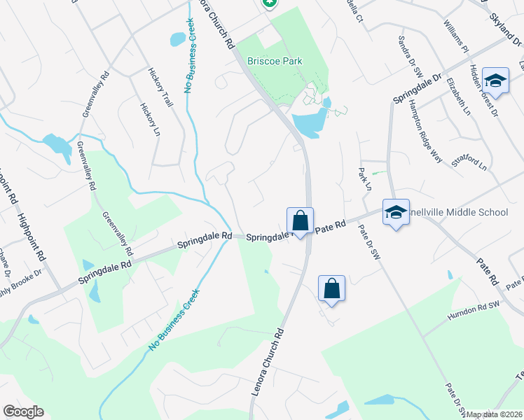 map of restaurants, bars, coffee shops, grocery stores, and more near 3052 Parkside Court in Snellville