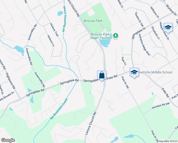 map of restaurants, bars, coffee shops, grocery stores, and more near 3020 Parkside Court in Snellville