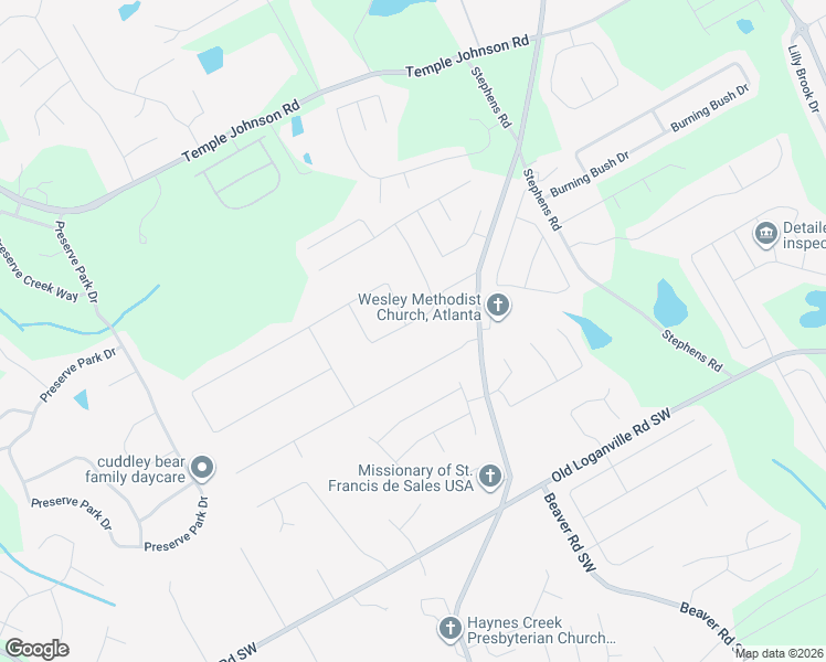 map of restaurants, bars, coffee shops, grocery stores, and more near 1530 Range Heights Terrace in Loganville