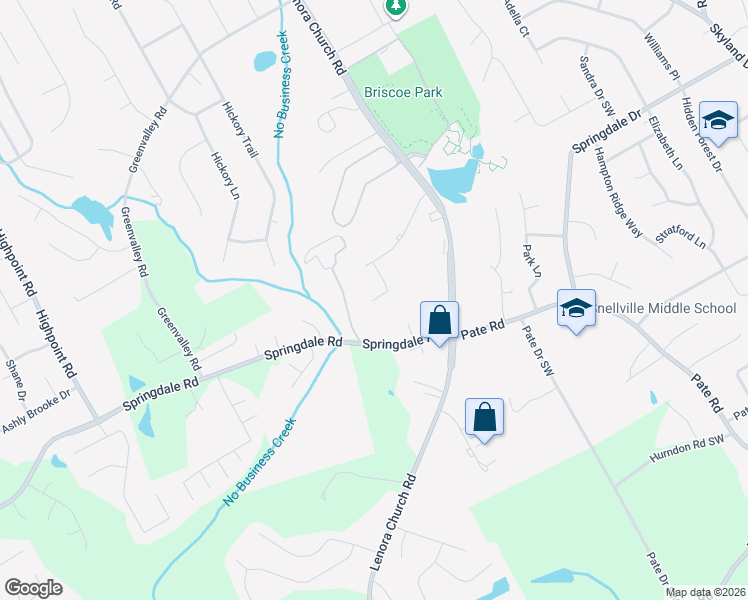 map of restaurants, bars, coffee shops, grocery stores, and more near 3071 Parkside Court in Snellville