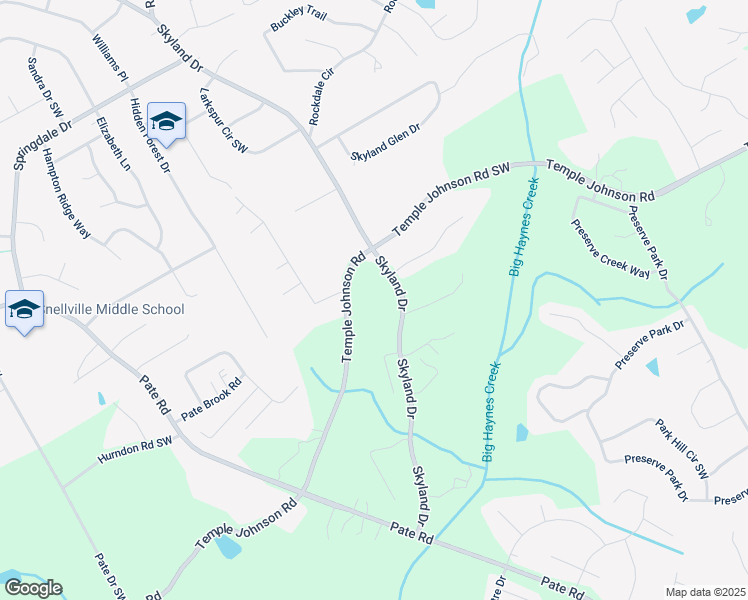 map of restaurants, bars, coffee shops, grocery stores, and more near 3362 Skyland Drive in Loganville