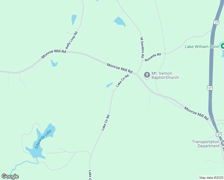 map of restaurants, bars, coffee shops, grocery stores, and more near 894 Lake Circle Road in Buchanan