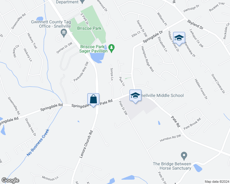 map of restaurants, bars, coffee shops, grocery stores, and more near 3162 Dove Court in Snellville