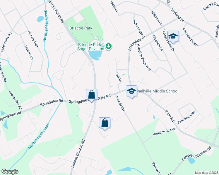 map of restaurants, bars, coffee shops, grocery stores, and more near 3152 Dove Court in Snellville