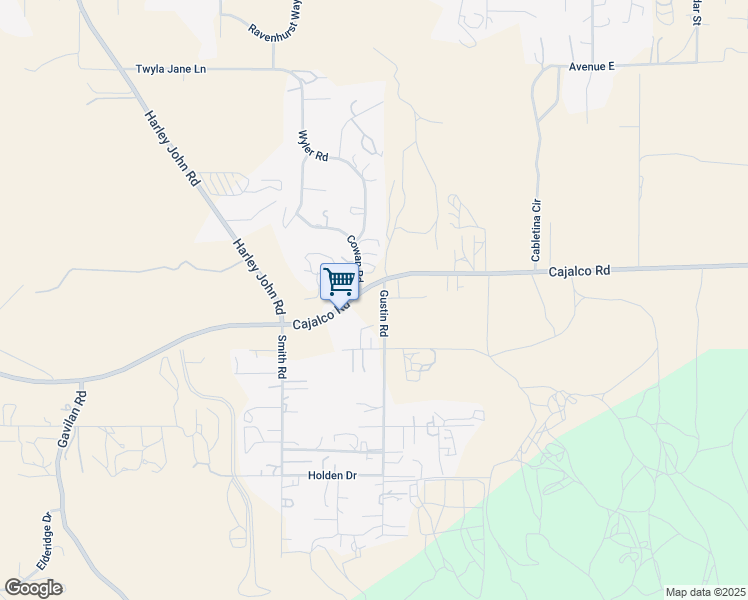 map of restaurants, bars, coffee shops, grocery stores, and more near Cajalco Road in Perris