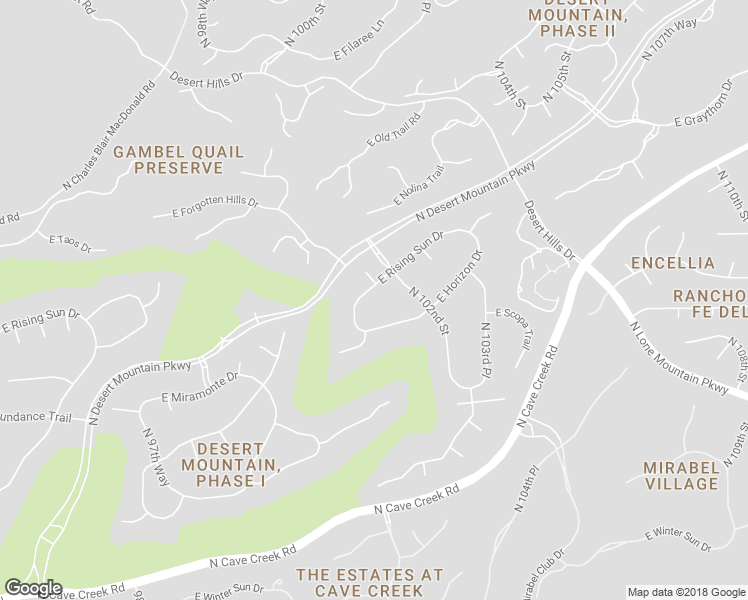 map of restaurants, bars, coffee shops, grocery stores, and more near 10141 East Rising Sun Drive in Scottsdale