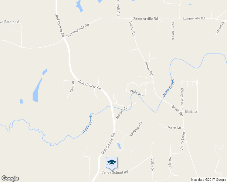 map of restaurants, bars, coffee shops, grocery stores, and more near G C Road in Jasper