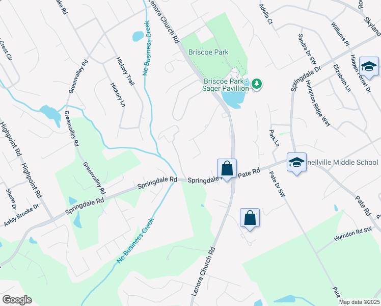 map of restaurants, bars, coffee shops, grocery stores, and more near 3071 Parkside Court in Snellville