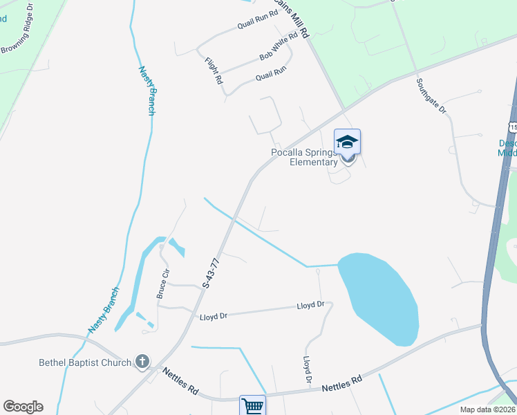 map of restaurants, bars, coffee shops, grocery stores, and more near 12 Danny Court in Sumter