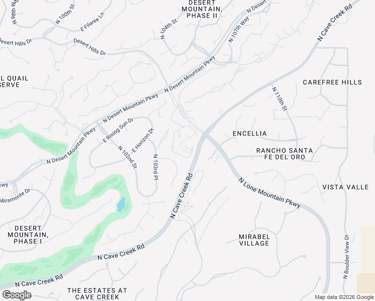 map of restaurants, bars, coffee shops, grocery stores, and more near 10526 East Horizon Drive in Scottsdale