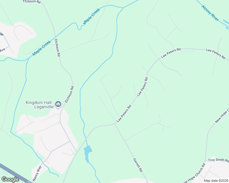 map of restaurants, bars, coffee shops, grocery stores, and more near 2117 Seths Ridge in Loganville