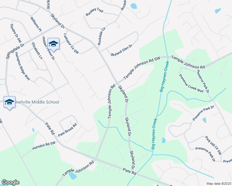 map of restaurants, bars, coffee shops, grocery stores, and more near 3362 Skyland Drive in Loganville
