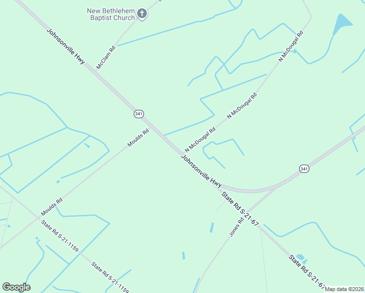 map of restaurants, bars, coffee shops, grocery stores, and more near 1563 Johnsonville Highway in Lake City