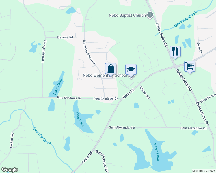 map of restaurants, bars, coffee shops, grocery stores, and more near 64 1st Avenue East in Dallas