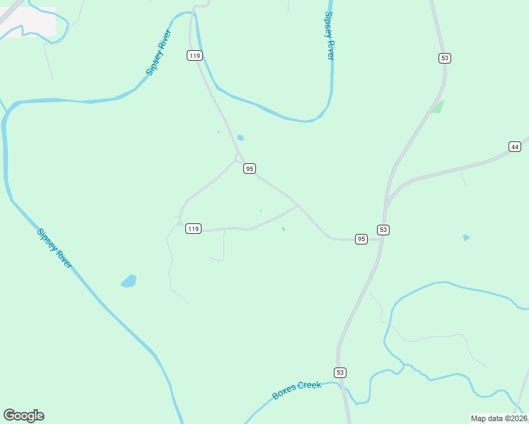map of restaurants, bars, coffee shops, grocery stores, and more near 76-580 County Road 119 in Fayette