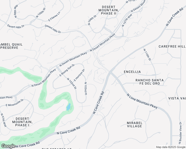 map of restaurants, bars, coffee shops, grocery stores, and more near 38652 North 104th Street in Scottsdale
