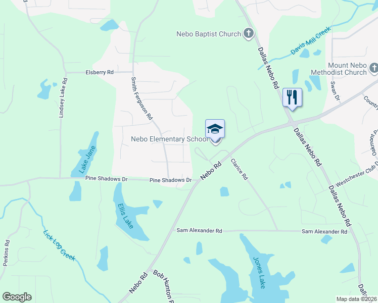 map of restaurants, bars, coffee shops, grocery stores, and more near 58 Northside Avenue in Dallas