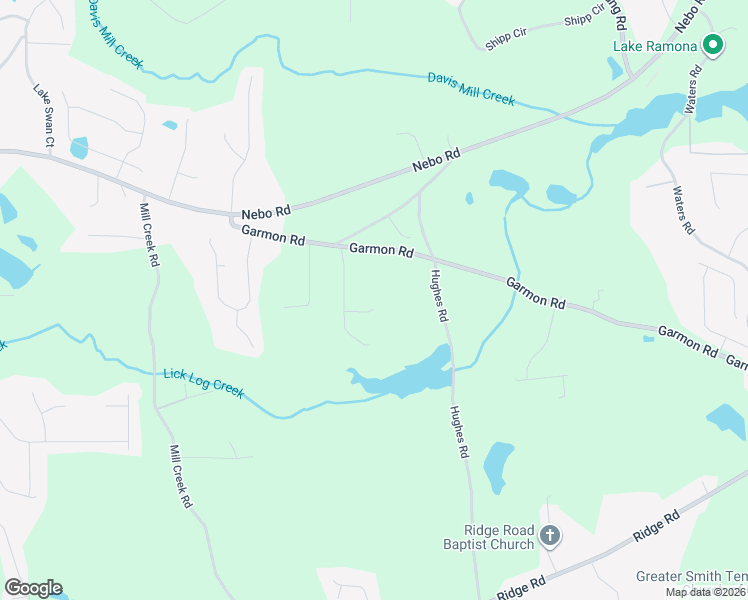 map of restaurants, bars, coffee shops, grocery stores, and more near 69 Brandi Lane in Hiram