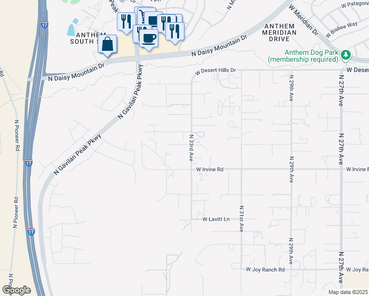 map of restaurants, bars, coffee shops, grocery stores, and more near 3321 Jordon Lane in New River