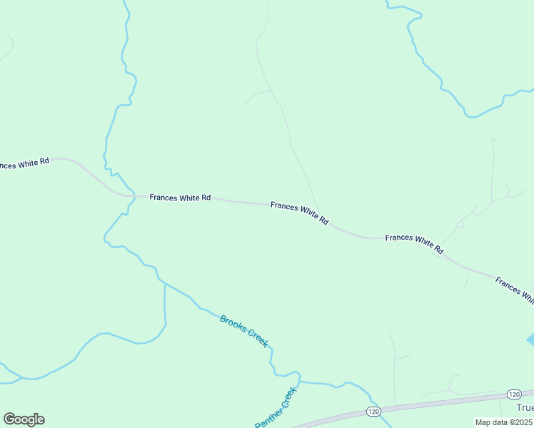 map of restaurants, bars, coffee shops, grocery stores, and more near 1045 Frances White Road in Buchanan