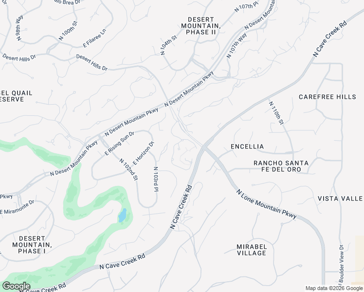 map of restaurants, bars, coffee shops, grocery stores, and more near 38689 North 104th Place in Scottsdale