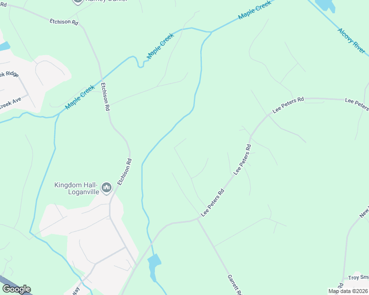 map of restaurants, bars, coffee shops, grocery stores, and more near 2161 Seths Ridge in Loganville