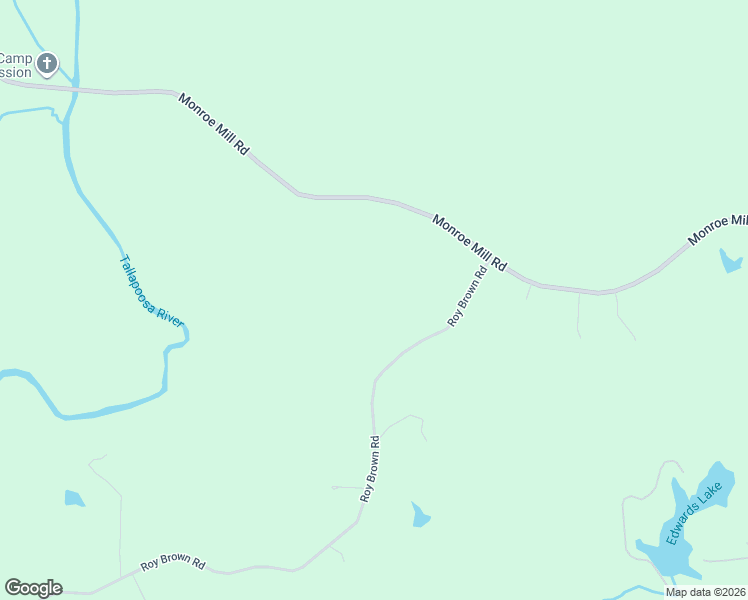 map of restaurants, bars, coffee shops, grocery stores, and more near 1200 Roy Brown Road in Buchanan