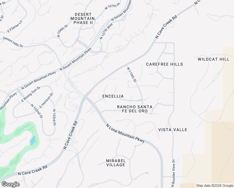 map of restaurants, bars, coffee shops, grocery stores, and more near 38777 North 107th Way in Scottsdale