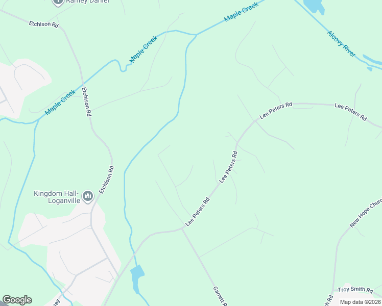 map of restaurants, bars, coffee shops, grocery stores, and more near 2320 Allison Way in Loganville