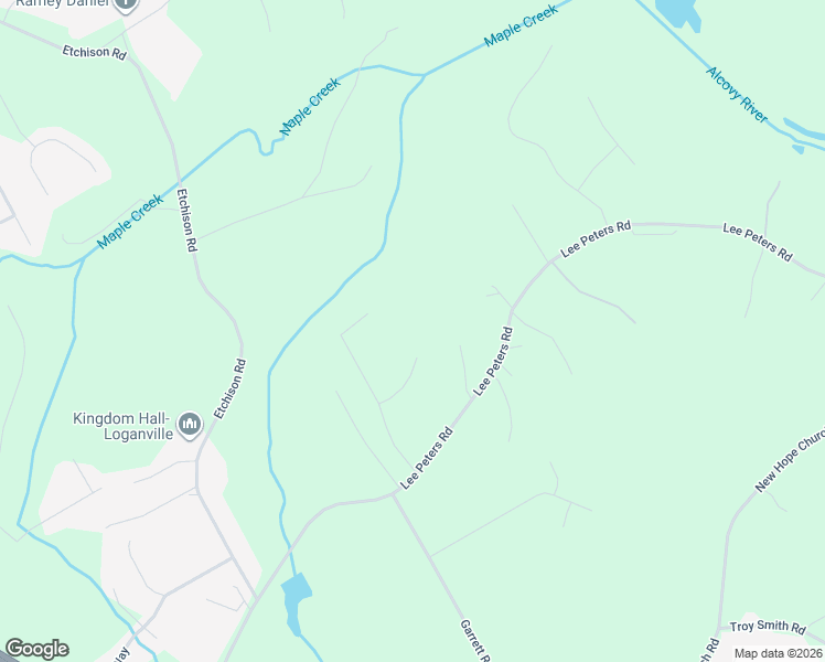 map of restaurants, bars, coffee shops, grocery stores, and more near 2320 Allison Way in Loganville