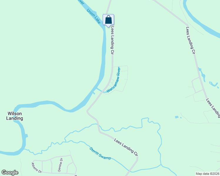 map of restaurants, bars, coffee shops, grocery stores, and more near 1940 Lees Landing Circle in Conway