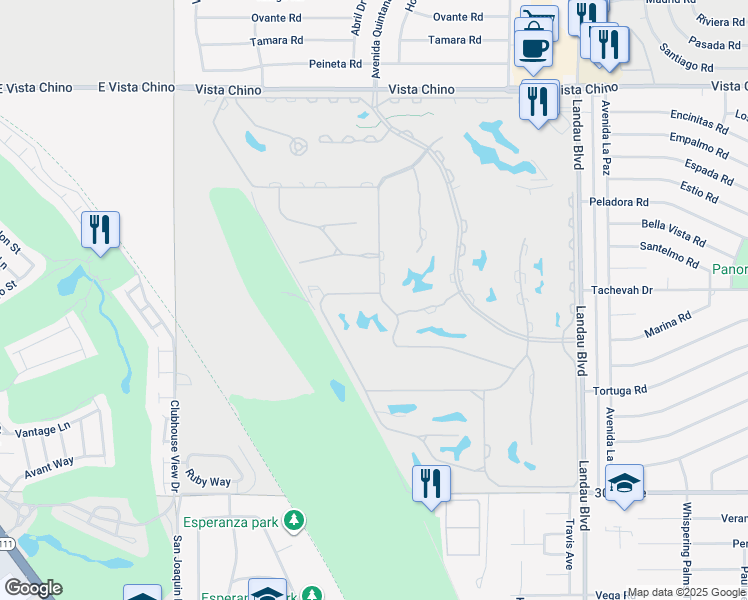 map of restaurants, bars, coffee shops, grocery stores, and more near 67475 North Laguna Drive in Cathedral City