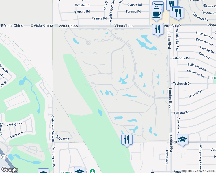 map of restaurants, bars, coffee shops, grocery stores, and more near 67475 North Laguna Drive in Cathedral City
