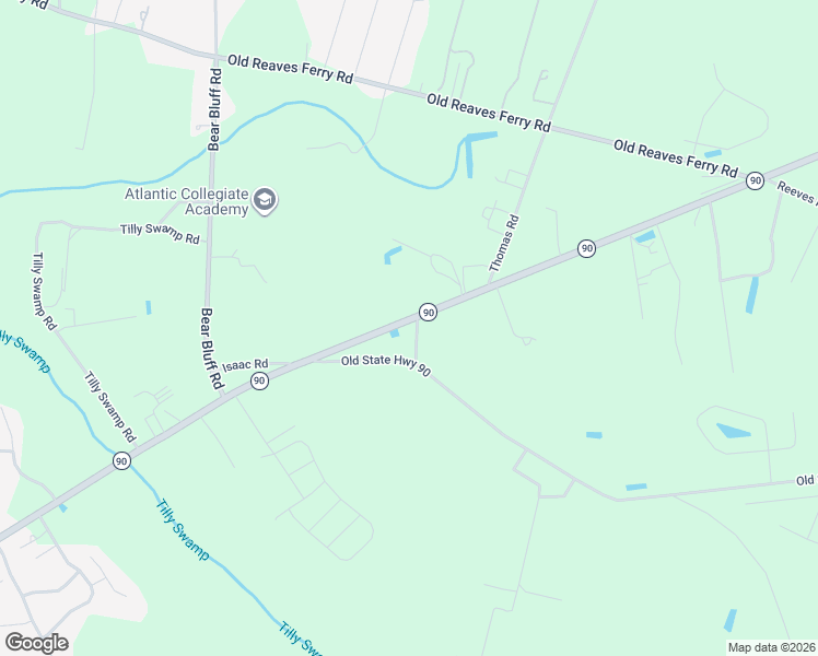 map of restaurants, bars, coffee shops, grocery stores, and more near 2015 Easy Street in Conway