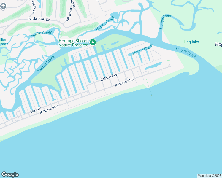 map of restaurants, bars, coffee shops, grocery stores, and more near 5508 North Ocean Boulevard in North Myrtle Beach
