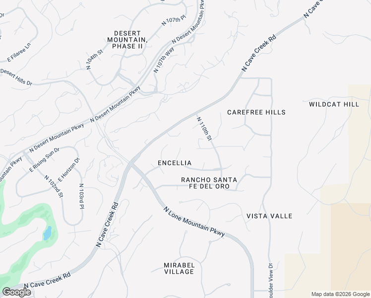 map of restaurants, bars, coffee shops, grocery stores, and more near 38777 North 107th Way in Scottsdale