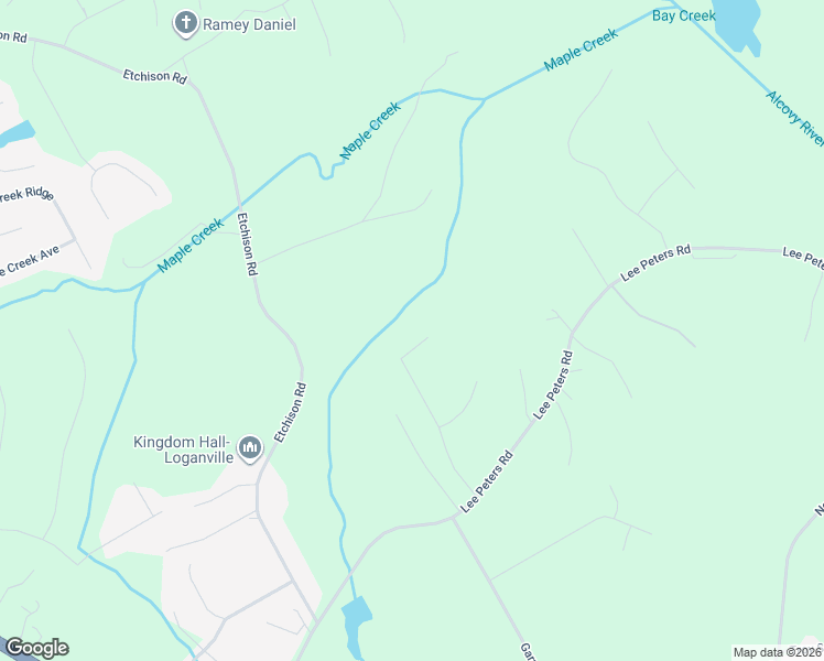 map of restaurants, bars, coffee shops, grocery stores, and more near 2160 Seths Ridge in Loganville
