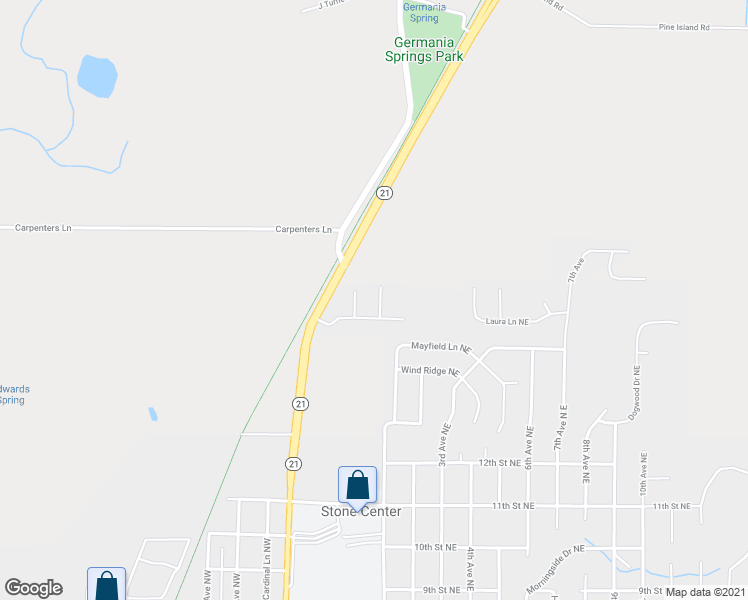 map of restaurants, bars, coffee shops, grocery stores, and more near 1502 Watson Way Northeast in Jacksonville