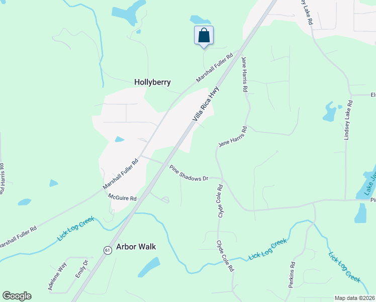 map of restaurants, bars, coffee shops, grocery stores, and more near 5649 Villa Rica Highway in Dallas