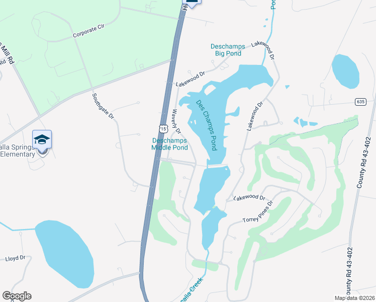 map of restaurants, bars, coffee shops, grocery stores, and more near 99 Waverly Circle in Sumter