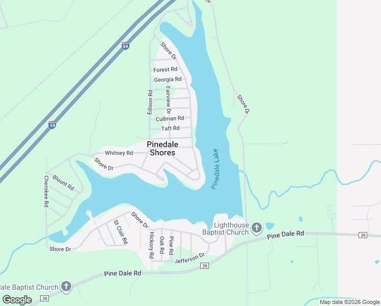 map of restaurants, bars, coffee shops, grocery stores, and more near 3030 Shore Drive in Ashville