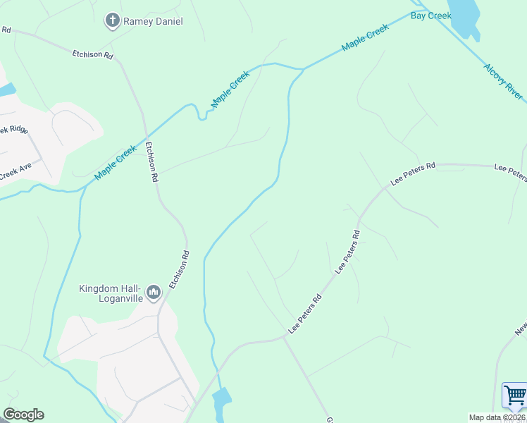 map of restaurants, bars, coffee shops, grocery stores, and more near 2164 Seths Ridge in Loganville