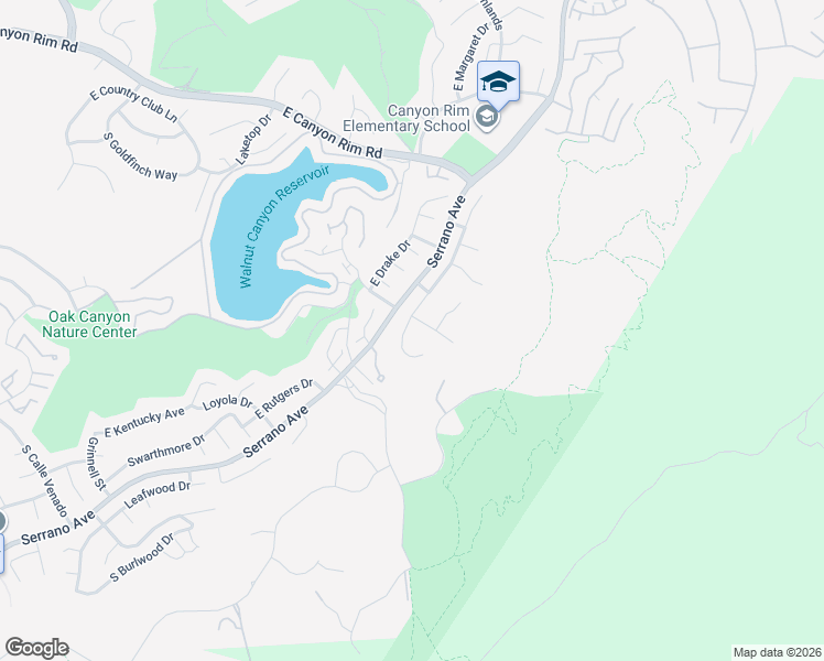 map of restaurants, bars, coffee shops, grocery stores, and more near 7090 East Columbus Drive in Anaheim